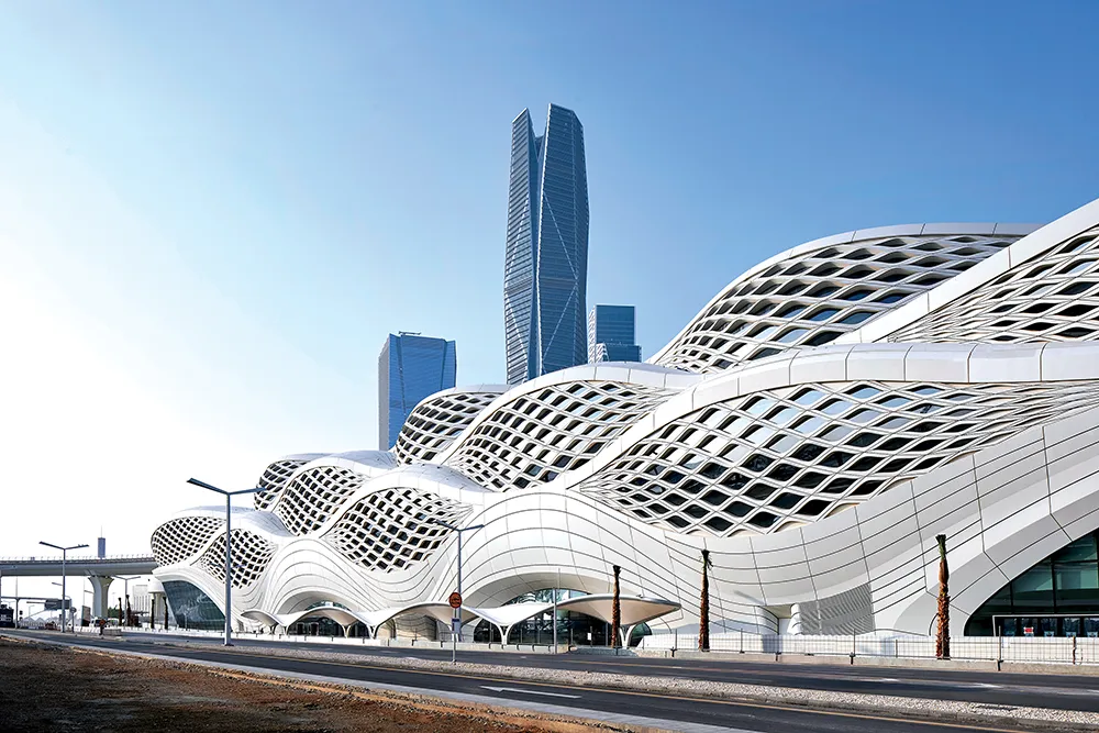 Zaha Hadid Architects 打造的建築外立面靈感 來自沙漠風塑造的沙丘紋理
