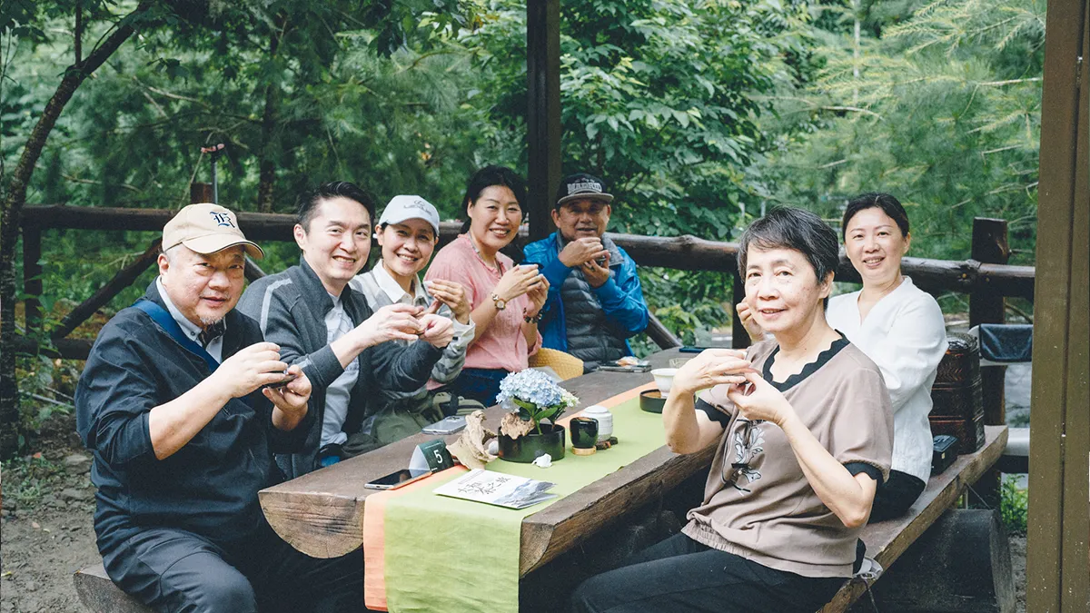 賓客得以在茶香與竹影之間靜心對話