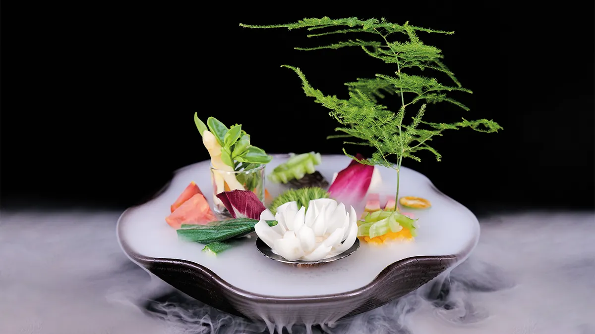 餐食設計饒富禪意如詩如畫