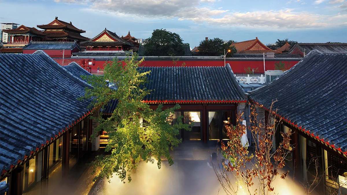 位於北京雍和宮畔的靜巷之中