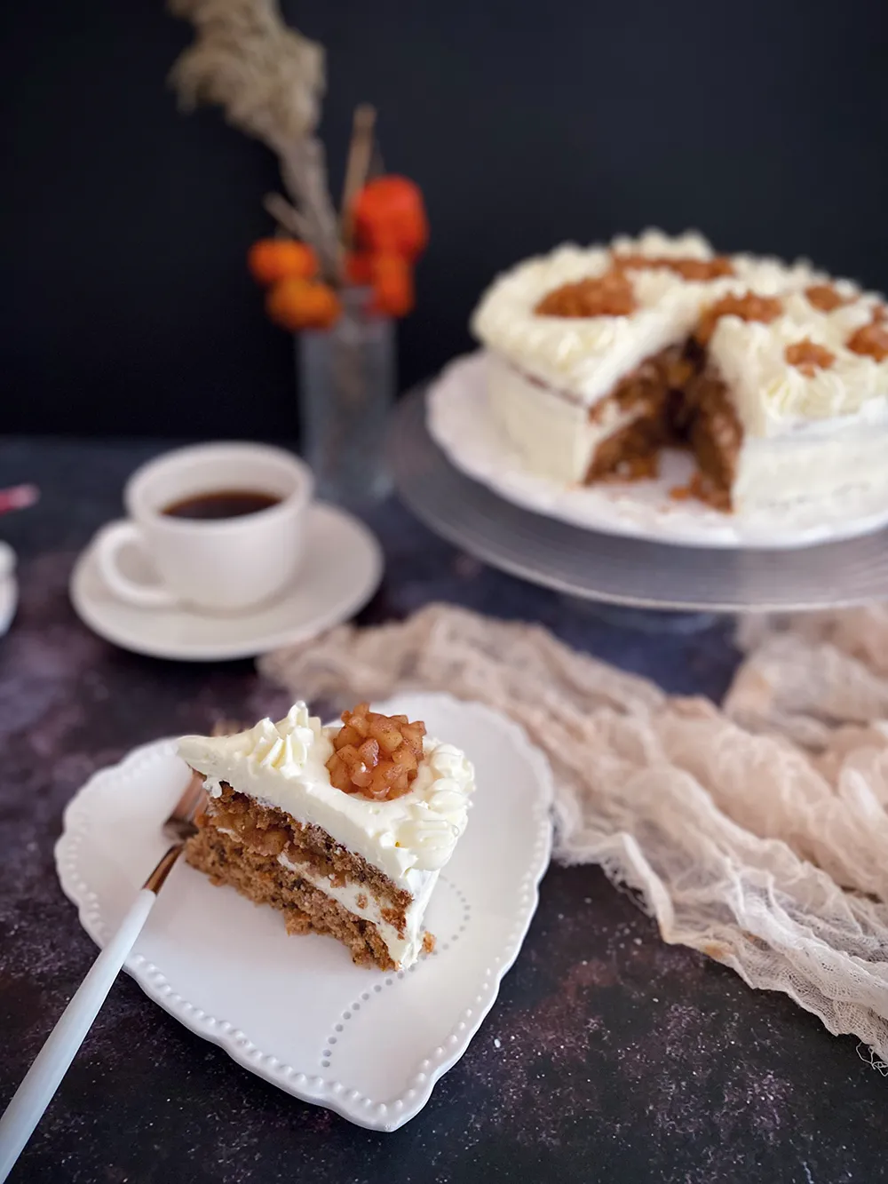 蘋果紅蘿蔔蛋糕