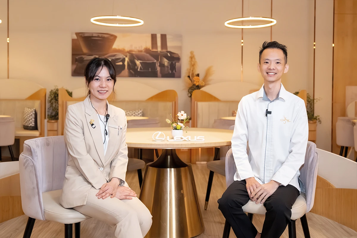 「方蒔 THE FRONT HOUSE」主廚蔡中和與外場經理陳玉錡分享餐廳在料理與服務上的理念與默契。