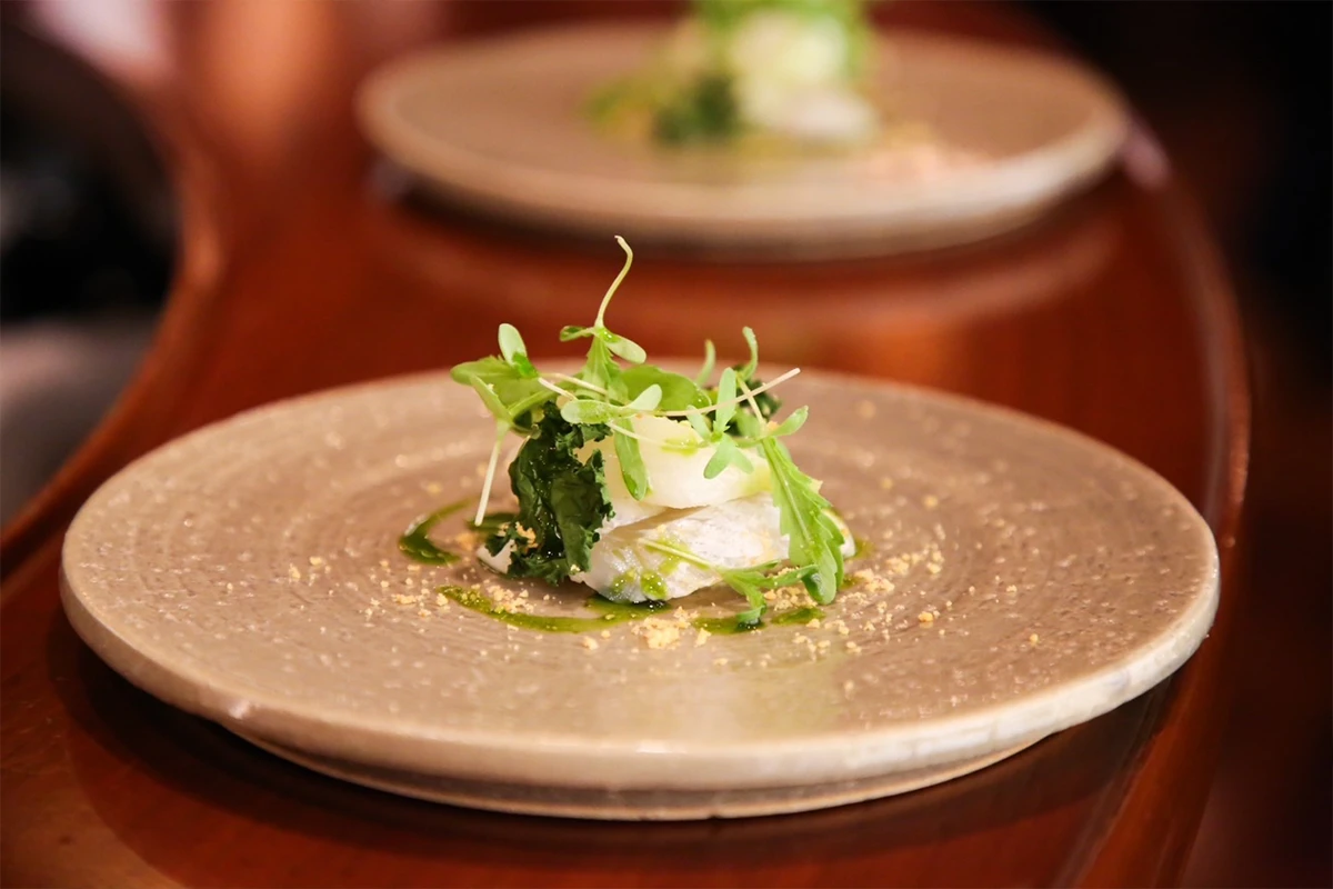 位於大分縣由布市的法國餐廳「La Verveine」。